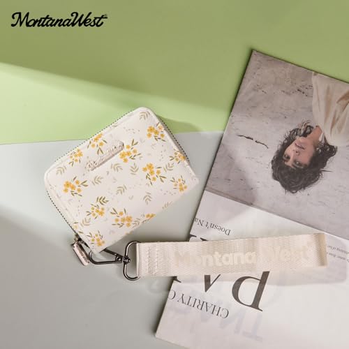 Image of Montana West Small Wallet for Women Female Ladies with a Detachable Wristlet Womens Wallet with Rfid Blocking Lining Minimalist Lightweight & Easy to Carry