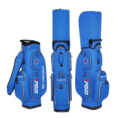 ゴルフバッグ キャディバッグ スポーツゴルフバッグ おしゃれ Golf Club Bag メンズ レディース ゴルフクラブバッグ 軽量 防水 耐摩耗性 大容量 低重心 安定感 練習用 旅行用 男女兼用(Blue)