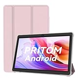 PRITOM 7 inch Tablets Android 15,8GB RAM, 32 GB, (Expandable 1TB),3500 Mah, Tablet PC, Bluetooth,Dual Camera,WiFi, Portable Tablet PC with Pink Case