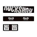 STAR SAM Adesivi Compatibili con ammortizzatore bici Rock Shox Monarch Plus 2020 Bianco 1 CMT
