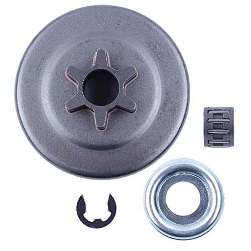 3/8"-6T Clutch Drum Spur Sprocket for STIHL MS210, MS250, MS170, MS180, 021, 023, 025 Chainsaws