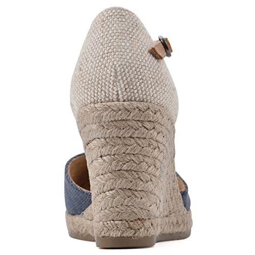 Image of WHITE MOUNTAIN Women's Mamba Espadrille Wedge Sandal