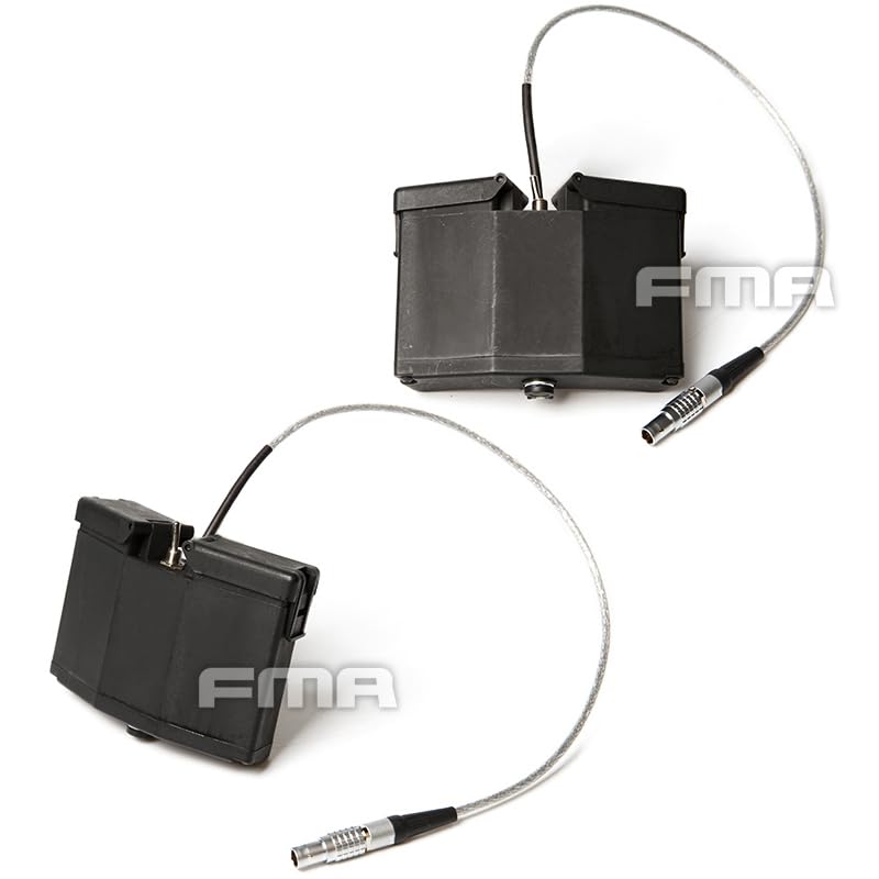 FMA Tactical AVS9 Helmet Night Vision Goggle NVG Battery Box Case with Wire Dummy Model