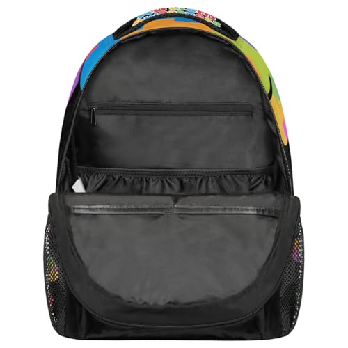 Autism Awareness Bear Kids Backpack for Boys & Girls, School Bag with Laptop Compartment Adjustable Shoulder Straps, Lightweight Travel Bookbag Casual Daypack for Students Teens3