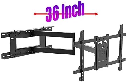Miniatura 2 de Mount Plus MP-L36-600 Soporte de pared de brazo largo para TV de movimiento completo con brazo articulado de extensión de 36 pulgadas  Se adapta a