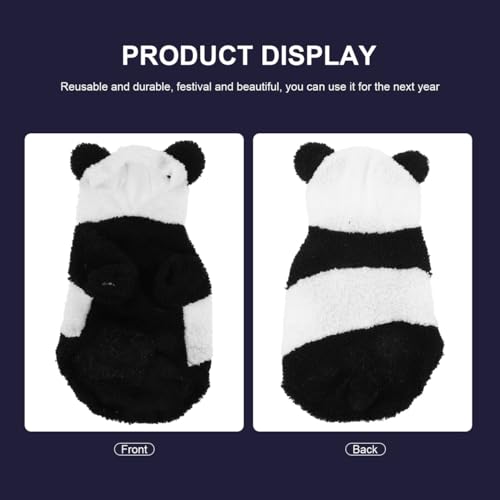 Disfraz para Perro Panda, Talla M, Invierno miniatura 3