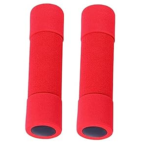 2pcs Foam Dumbbell Workout Equipment Weight Adjustable Dumbbells Fitness Accessories Exercise Supplies Red