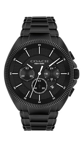 Image of Coach Jackson Men's Chronograph Watch - Date Window and Subdials for Hours, Minutes, Seconds - Water Resistant 3 ATM /30 Meters - Gift for Him - Premium Fashion Timepiece for Everyday Wear - 45mm