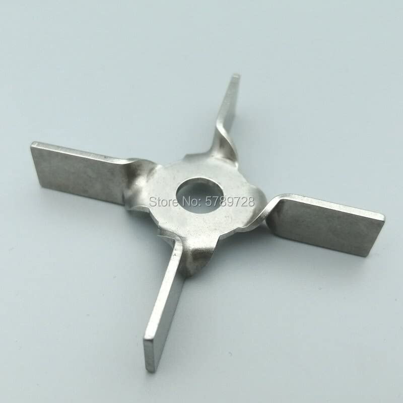 Impulsor de Laboratorio Alto cizallamiento, 1 Paleta Cuatro Cuchillas Acero Inoxidable 304, diámetro 60 mm 70, Cuchilla agitadora | DIA70mm hole 8mm