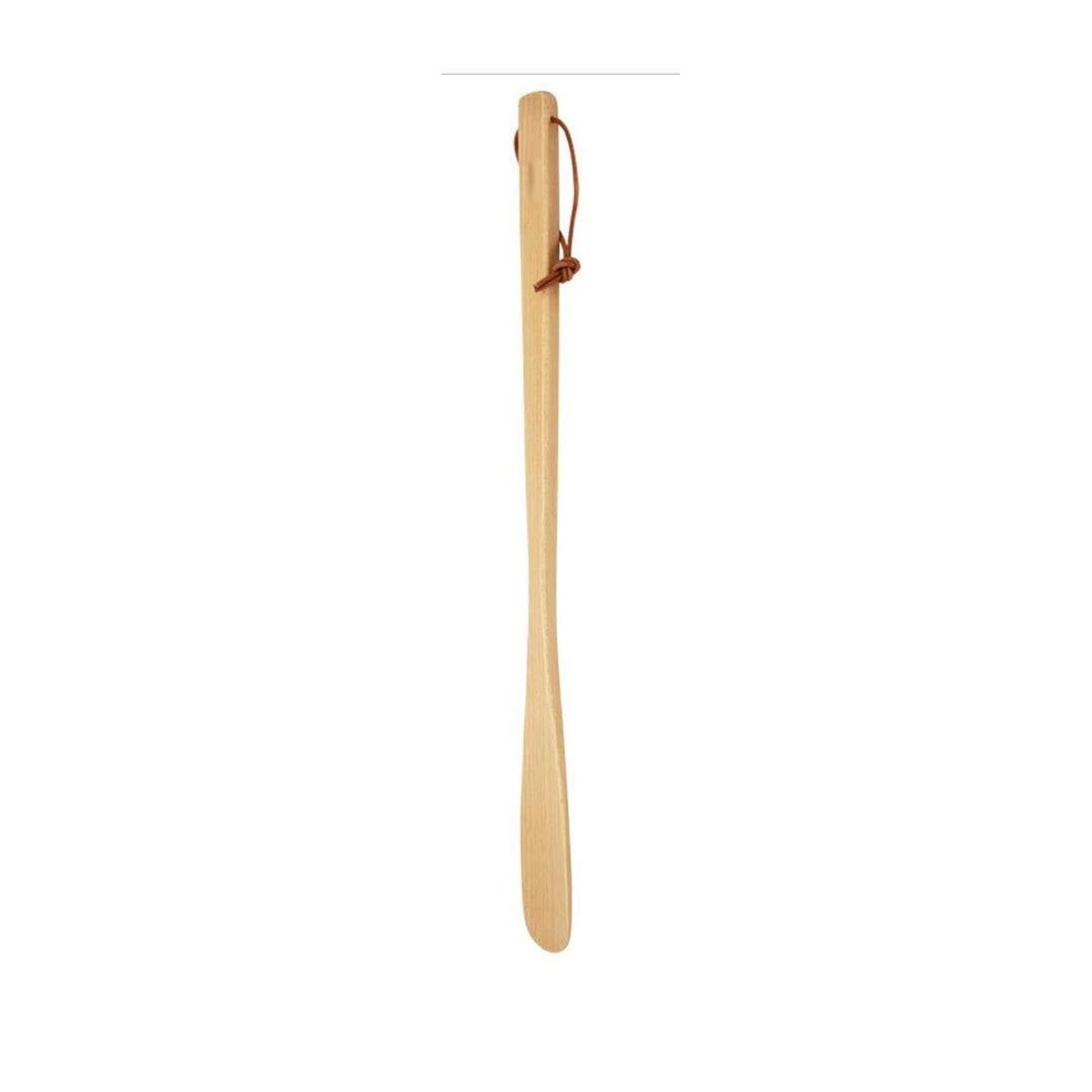 Calzadores Calzador de Madera Maciza, Zapatilla, Calzador de Mango Largo, Elevador de Zapatos, Usuario de Calzado/Extractor de Longitud Derecha de 55 cm