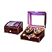 Produktbild Zyy Uhrenbeweger Für Eine Uhr Watch Winder, Flüsterleise Motor Mit LED Beleuchtung,5 Drehmodi, 10 Uhrenvitrine (Farbe : B)