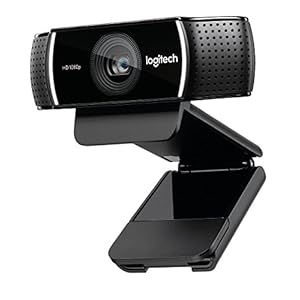Logitech Cámara web Pro Stream de 1080p para transmisión y grabación de video HD a 1080p 30FPS (renovada)