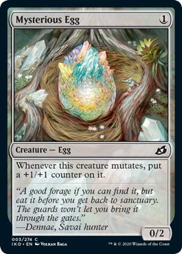 cards that make eggs mtg Magic: The Gathering - Mysterious Egg - Foil Options:Play Booster Pack (1 Pack / 15 Cards each) Release Date: 11/14/2025 Set Name: Magic: The