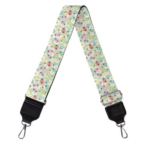 Image of Adjustable Purse Strap for Women, Crossbody Wide Handbag Strap Replacement, Sturdy Bag Strap with Silver Hardware