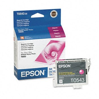 Epson Stylus T054120 - T054920 Ink Cartridge CARTRIDGE,STYLUS R800,MA 637500 (Pack of5)