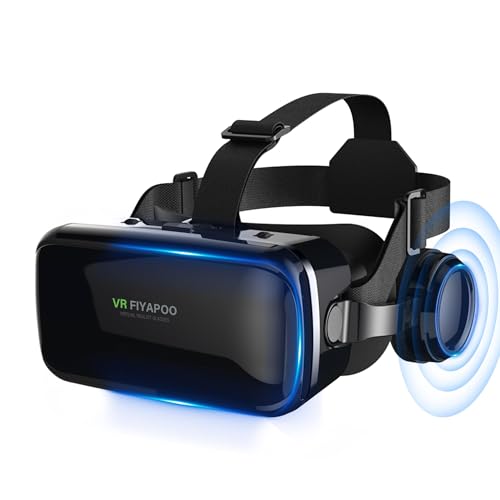 Las gafas de realidad virtual FIYAPOO emplean diseño innovador y tecnología vanguardista para una aventura VR de primer nivel. Con auriculares de alta fidelidad integrados y diseño ergonómico, te envu
