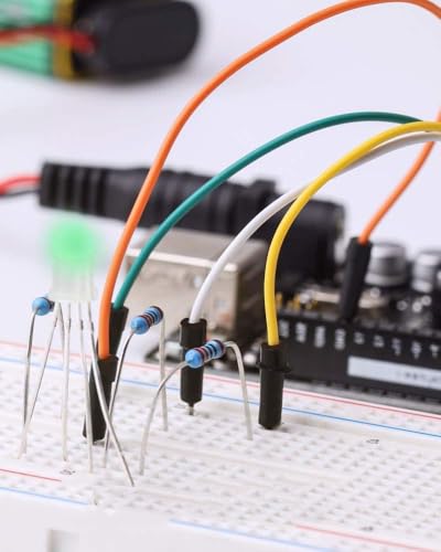600 Stück Widerstände, Sortiment Kit 10 Ohm bis 1M Ohm 1/4W Kohleschicht Widerstand Set für DIY Projekt und Experimente