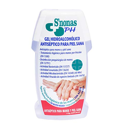 Gel Hidroalcoholico de 100ml con Alcohol.Antimicrobiano Indicado para desinfección de manos sin agua (Snonas100ml)