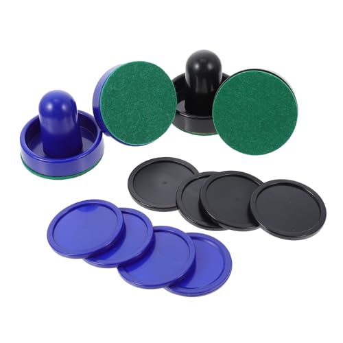 Happyyami Replacement Air Hockey Pucks and Paddles Set for Boys and Girls Ice Hockey Table Game