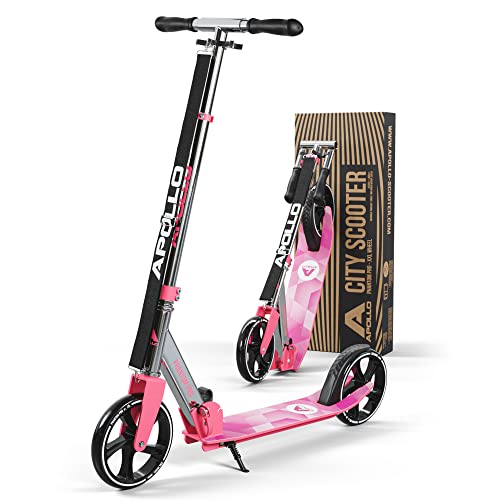 Apollo Trottinette Enfants et Adultes Roues XXL –Phantom Pro City, Pliable de Ville, Réglable en Hauteur,