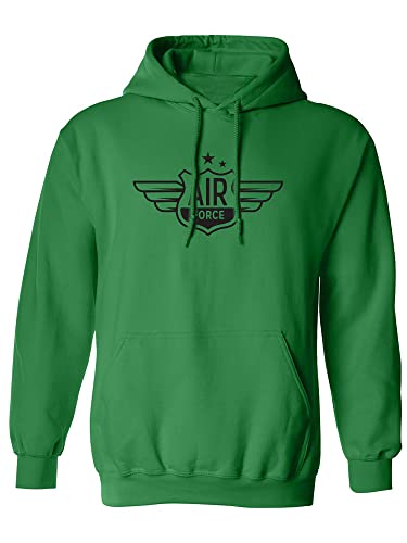 zerogravitee Retro Air Force Wings Adult Hooded Sweatshirt