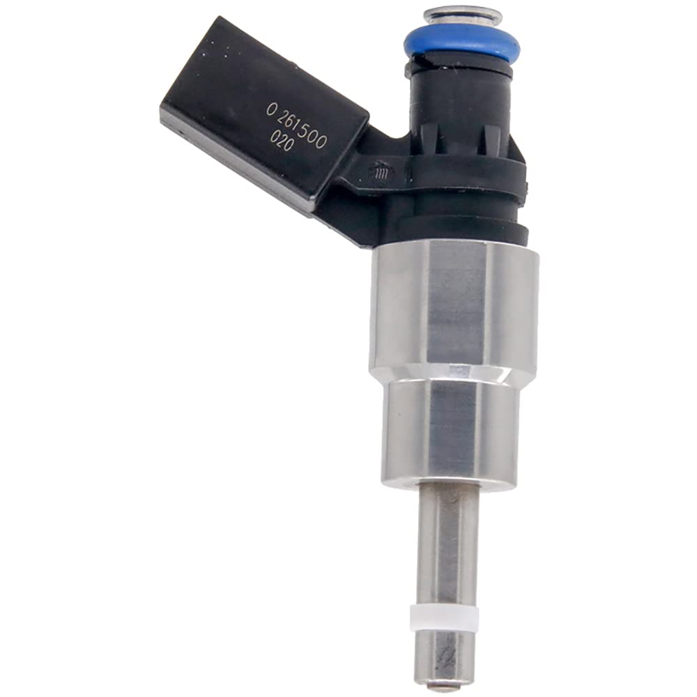 Riloer 4pcs motor de reemplazo de inyectores de combustible, compatible con AUD1 V0LKSWAGEN V-VV SK0DA S-EAT, 06F906036A 0261500020 0261500021 06F906036G C1000-180521