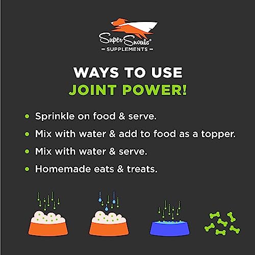 Super Snouts Joint Power 100% Green Lipped Mussels for Dogs & Cats - Dog Joint Supplement Powder Supports Joints, Tendons, Ligaments (5.29 oz) - Thumbnail 5