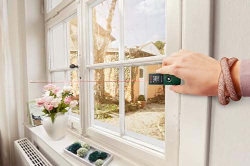 Bosch Laser-Entfernungsmesser EasyDistance 20 (einfache und präzise Messung bis 20 m, Hosentaschenformat, EIN-Tasten-Steuerung, in E-Commerce-Karton)