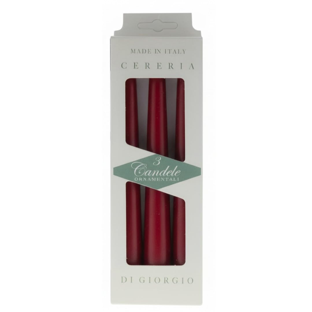 Bougie cylindrique 70 mm · 200 mm bordeaux