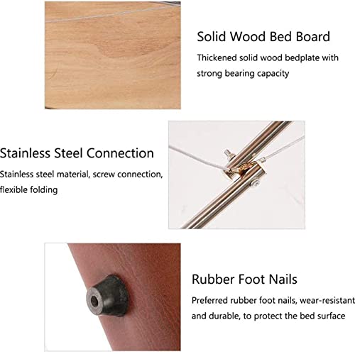 Portable Massage Bed,Portable Massage Bed Table, 2-Section Aluminum Lightweight Foldable Beauty Couch, Portable Massage Couch For Salon Treatment Tattoo Facial SPA - Image 9