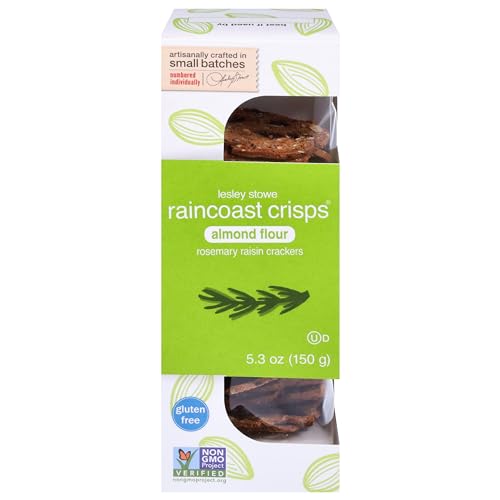 RAINCOAST CRISPS Rosemary Raisin Almond Crisp, 5.3 OZ