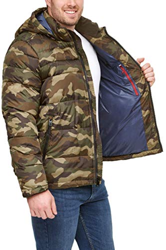 Image of Tommy Hilfiger Men's Classic Hooded Puffer Jacket (Standard and Big & Tall)