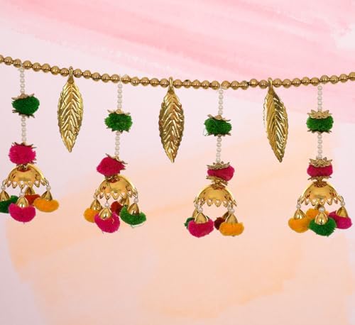 Image of Designer Home Decoration Hanging Toran Main Door Garlands Handmade Bandhanwar Door Entrance Hanging HomeTraditional Wall Diwali Gift