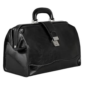 Time Resistance Leather Doctor Bag ...
