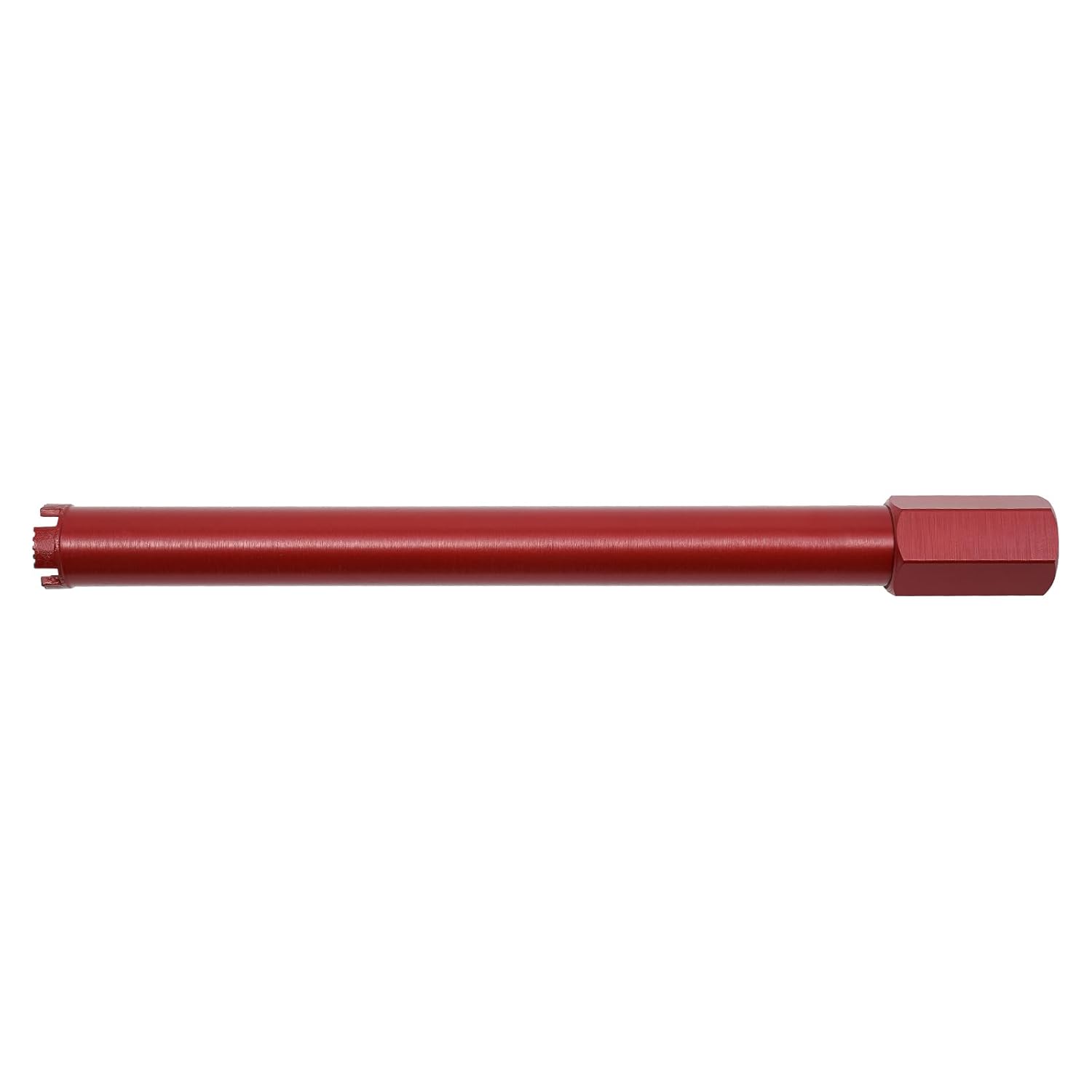 Heavy Duty Wet Core Drill Bit 1.5 Inch, Turbo Teeth for Concrete Brick Asphalt, Dust Suppression Cooling Design, Hexagonal Thread Industrial Coring Tool (Red)