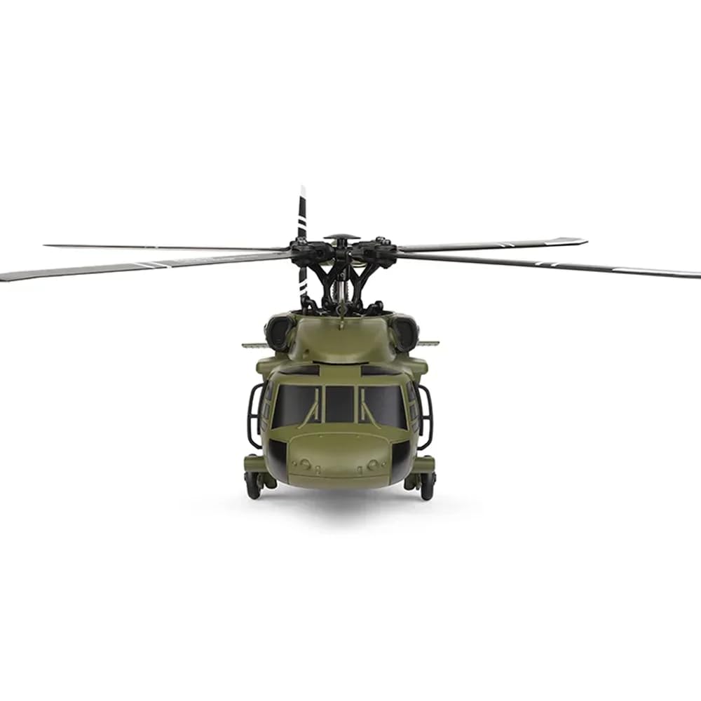 K170 UH60L RC elicottero con giroscopio a 6 assi, 2.4G 4CH elicottero telecomandato elicottero militare motore brushless 6G altitudine in bilico per adulti principianti