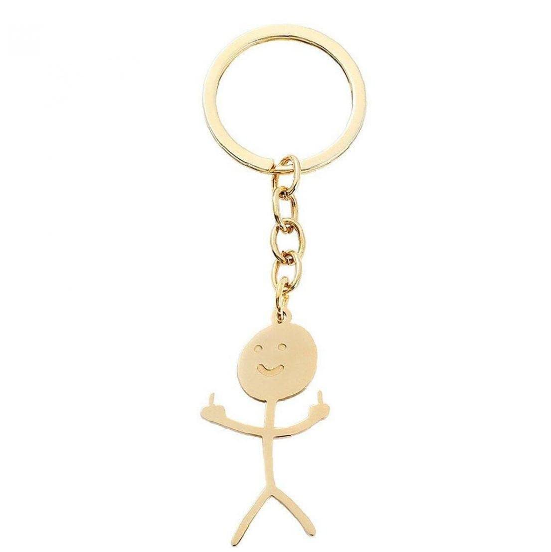 Amazon.co.jp: 中指 面白い キーホルダー キーチェーン 車 キーリング