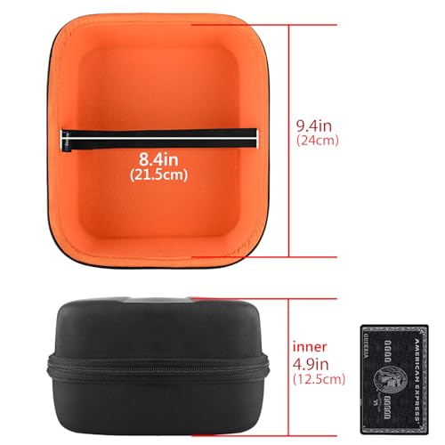Étui pour casque Geekria Shield rigide noir de remplacement