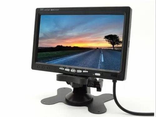 7 Inch HD Screen TFT LCD Color Monitor Car Rear View Monitor Support Audio Video HDMI VGA with Speaker-image-42