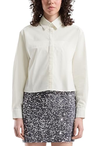 Chemisier à manches longues femme QS 2174125 chic en coton