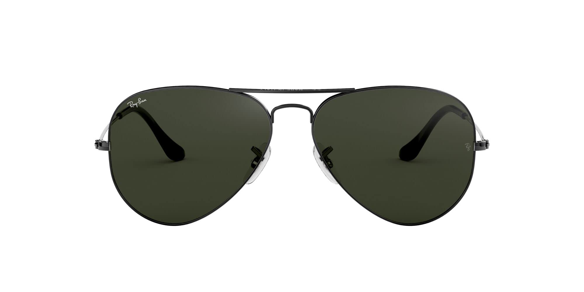 Ray-Ban RB3025 Classic Aviator Sunglasses Gunmetal/Green 58 Millimeters