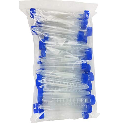 15 Ml Conical Centrifuge Tube With Conical Bottom, Leakproof Screw Caps, Sterile, Up To 12000Xg, Polypropylene (Pp) (Pack Of 50) #TOP4