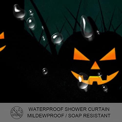 Rideau de douche Nuit d'Halloween 168 x 183 cm au design thématique unique - 4