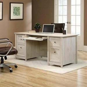 Scranton Co Executive Desk in Chalked Chestnut