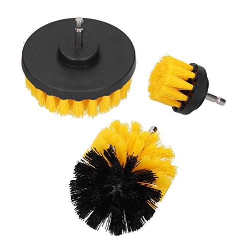 ANKROYU 3PCS Drill Brush?, Nylon Reduced Shank Boring Bit, Straight Shank Drilling Bit, 1/2in Shanks Twist Drill Bit for Clean Bathtubs 17.5mm