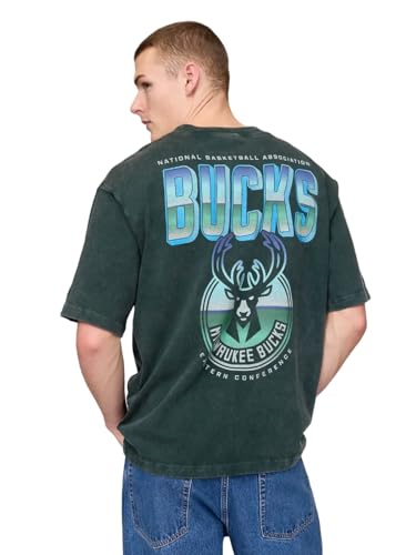 GAP Mens NBA Graphic T-Shirt Bucks X-Large