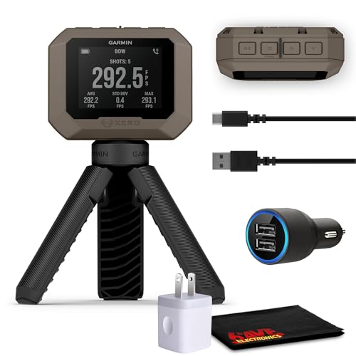 Garmin Xero C1 Pro Chronograph with FPS Reading for Range Shooting Compact Design Precise Readings Versatile Bundle with Accessories