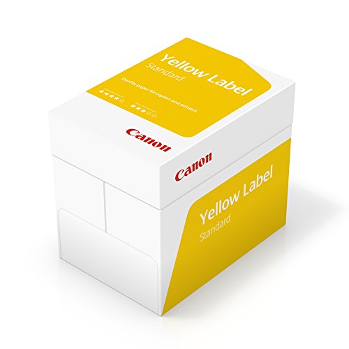 Canon WOP512 Yellow Label Standard PEFC, 80 g/m Carta fotocopiatrice e stampante (5 x risme (500) per scatola)