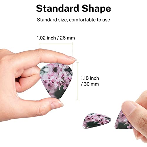 Pink Cherry Blossoms Lot de 6 médiators pour guitare acoustique, guitare électrique, basse, ukulélé – fins, moyens et… - Les Beatles, Paul McCartney, John Lennon, RIngo Starr, George Harrison Pink Cherry Blossoms Lot de 6 médiators pour guitare acoustique, guitare électrique, basse, ukulélé – fins, moyens et… – Image 8