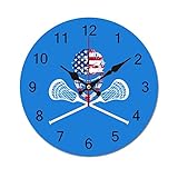 Conception de cadran d'horloge simple sans cadre, chiffres arabes, facile à lire, fonctionne avec une pile AA (pile non incluse dans l'emballage)